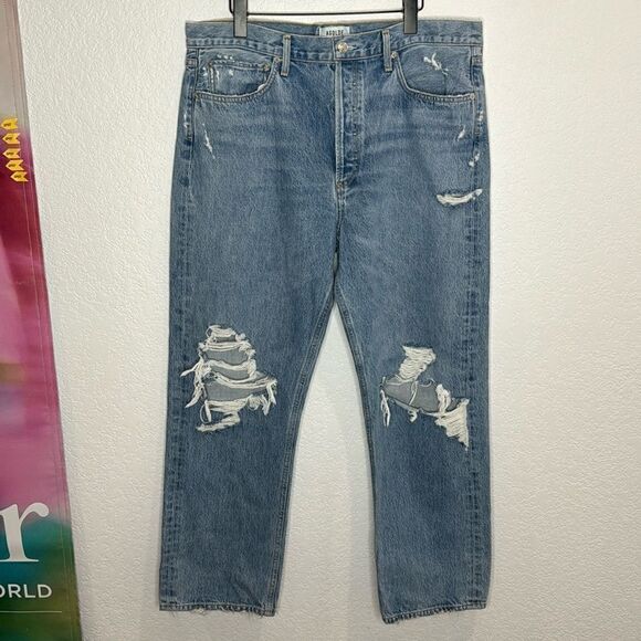 AGOLDE 90's Mid Rise Loose Fit in Fall Out Size 33 Revolve - Picture 2 of 16